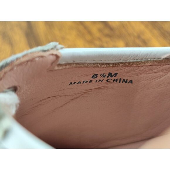 Kate Spade Women's Everhart Floral Leather Embroidered White Sneakers Size 6.5M - Picture 8 of 10